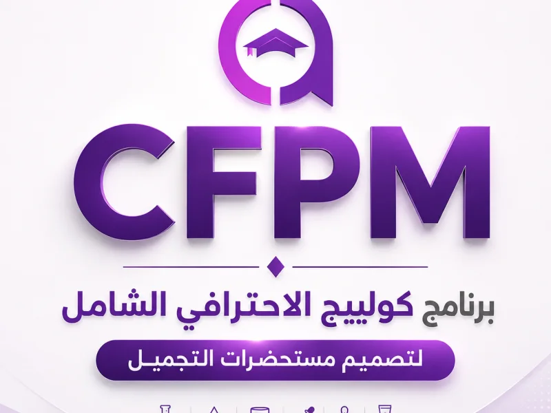 غلاف CFPM – برنامج كولييج الاحترافي الشامل لتصميم مستحضرات التجميل